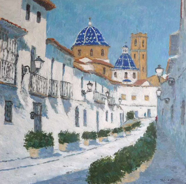 Una calle de Altea, Alicante