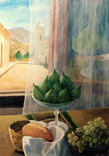 Interior Oil Canvas Still Life Paintings