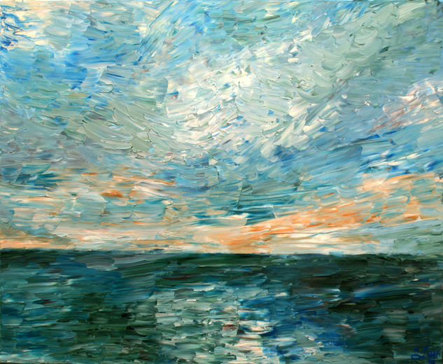 Mar Mediterráneo Oil Canvas Marine Painting