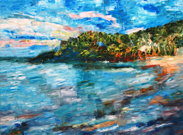 Golfo de Tailandia Oil Canvas Marine Painting