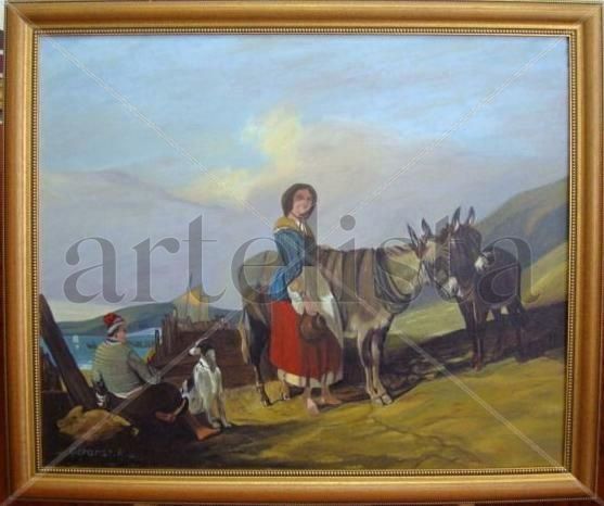 La Aguadora Oil Canvas Landscaping