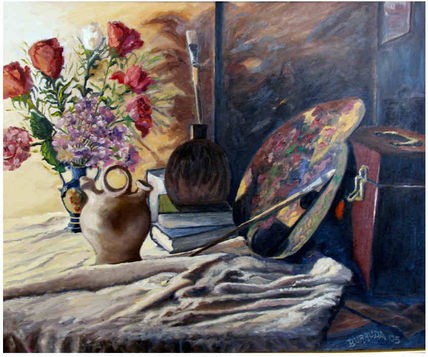 Bodegon de pintor