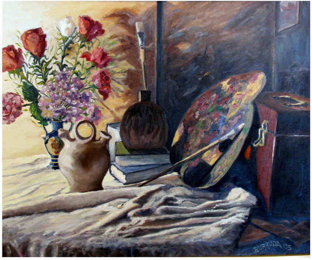 bodegon de pintor