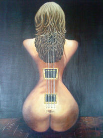 Guitarra hecha mujer