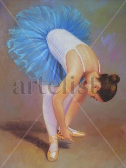 ballet Oil Canvas Figure Painting