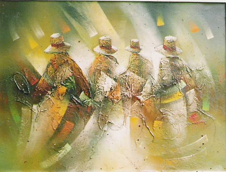 Ponchos andinos