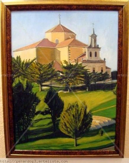 Ermita de Moral de Hornuez Oil Canvas Landscaping