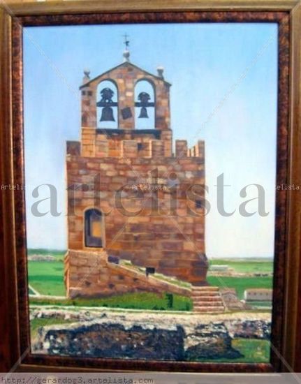 La Martina (Ayllón- Segovia) Oil Canvas Landscaping