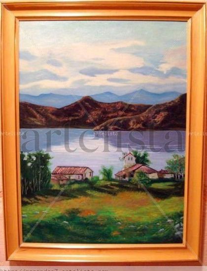 Paisaje Asturiano Oil Canvas Landscaping