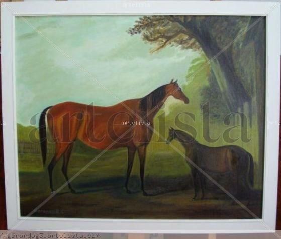 Caballos Oil Canvas Animals