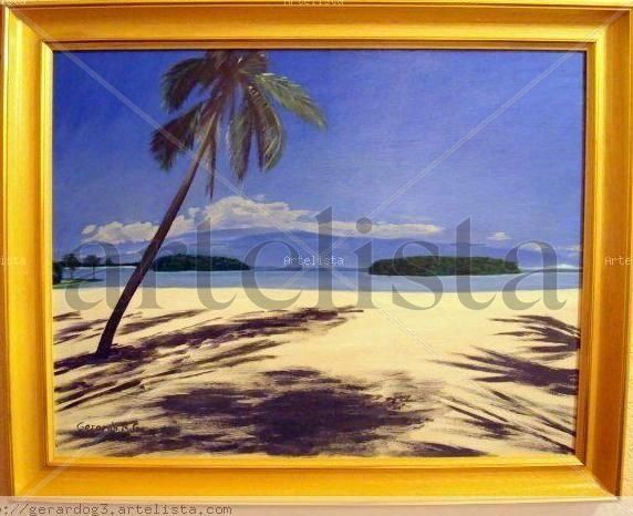 Paisaje Caribeño Oil Canvas Landscaping