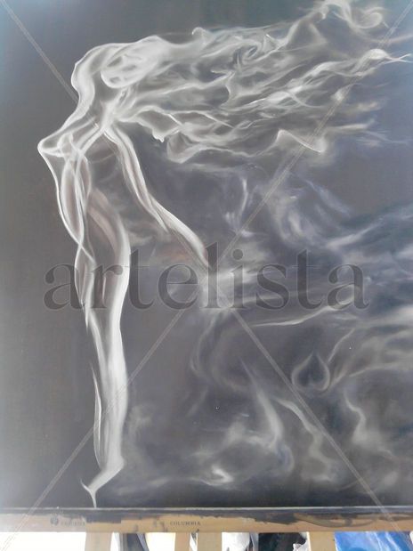 Woman smoke