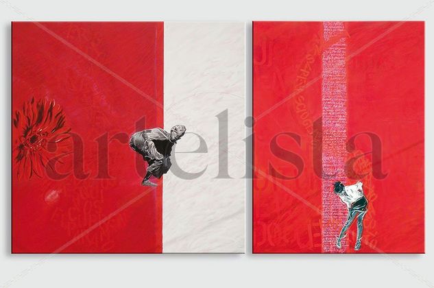 jumping Acrylic Canvas Others