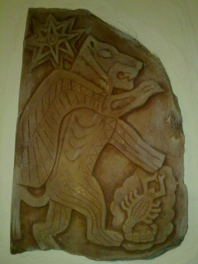 leon alado de mesopotamia