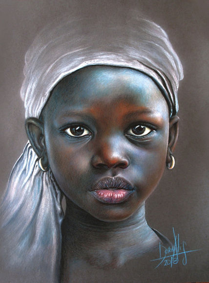 Niña de africa 100