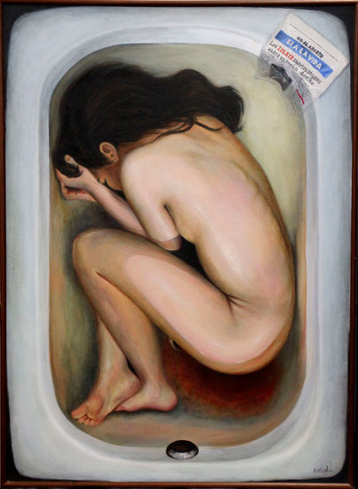 Arrepentida Oil Canvas Figure Painting