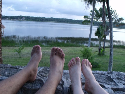Descansando en el...