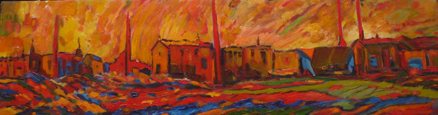 Paisaje en rojo