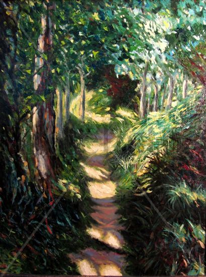 Agujero Negro Oil Canvas Landscaping