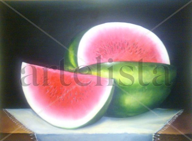 LA SANDIA Óleo Lienzo Otros