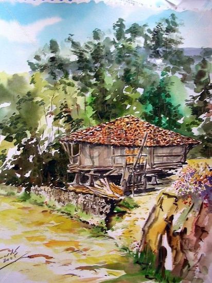 Horreo Watercolour Paper Landscaping