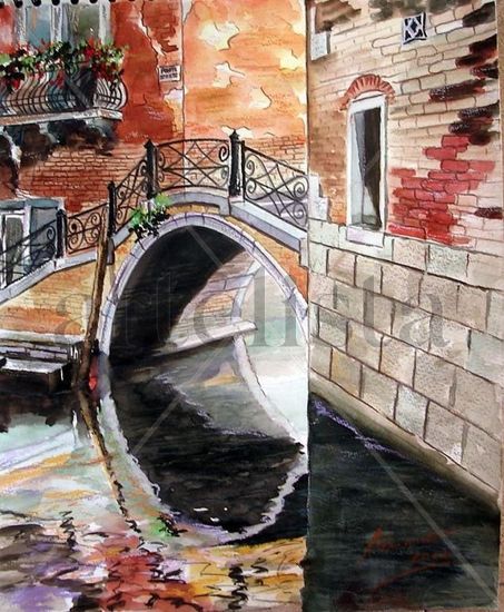 Ponte Storto Watercolour Paper Landscaping