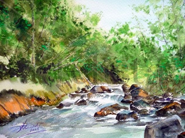 Andorra Watercolour Paper Landscaping