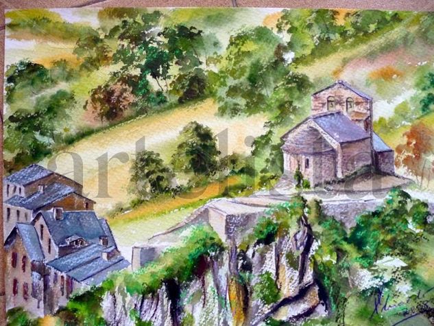 Andorra Watercolour Paper Landscaping