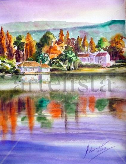 Laguna de Ruidera Watercolour Paper Landscaping