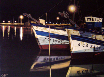 Puerto nocturno