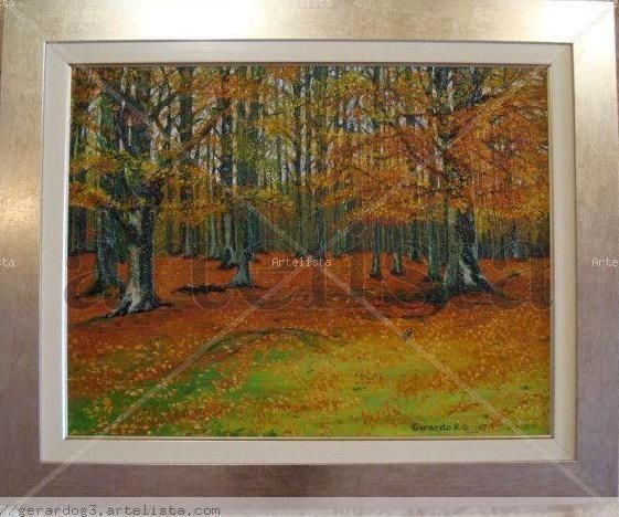 Bosque en Otoño Oil Canvas Landscaping