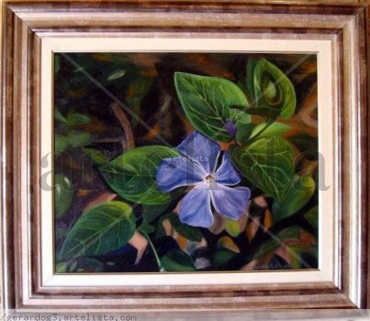 Violeta Oil Canvas Floral Painting