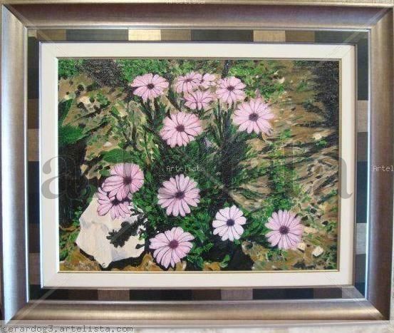 Flore-cillas Rosas Oil Canvas Floral Painting