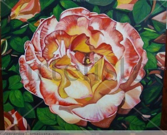 Flor Oil Canvas Floral Painting