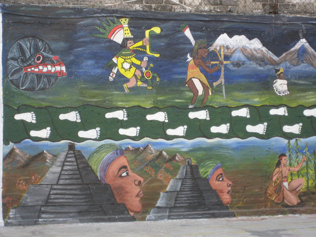 mural la evolucion de nuestra historia 1/3 Acrylic Others Others