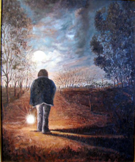 Sendero de sueños Oil Canvas Landscaping