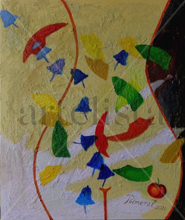 Mujer florero