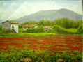 masia en primavera
