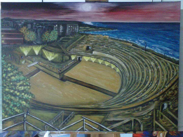 anfiteatro de tarragona Oil Canvas Landscaping