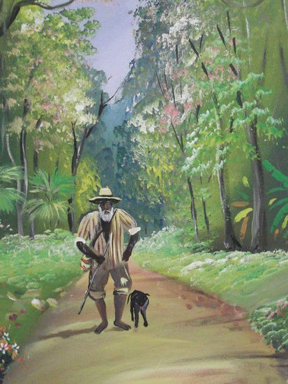 EL CAMPESINO Oil Canvas Landscaping