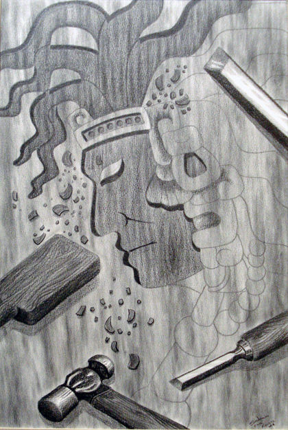 Saban Arte  -  hermanosaban - Saban pinturas - Guatemala - Raices #1