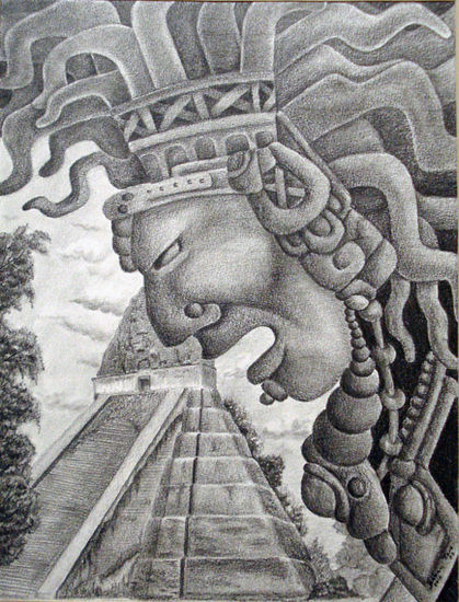 Saban Arte  -  hermanosaban - Saban pinturas - Guatemala - Raices #2 Lápiz