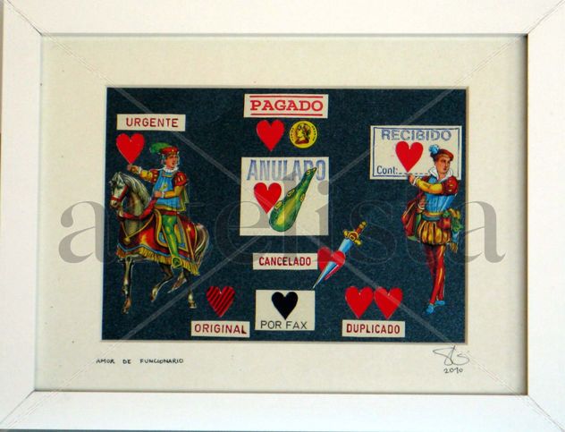 COLLAGE ORIGINAL POP "AMOR DE FUNCIONARIO"