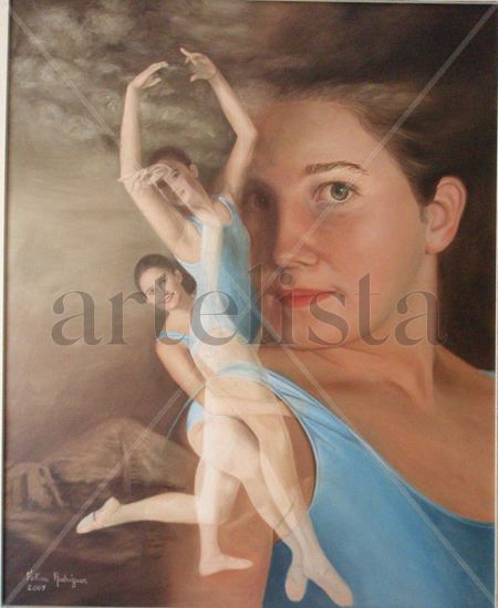 La Danza Oil Canvas Portrait