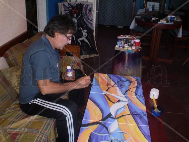 yo pintando