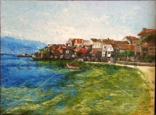 Cambados Oil Canvas Marine Painting