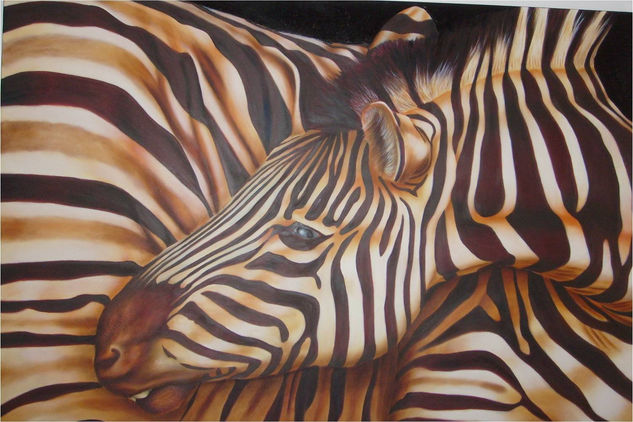 Cebra Josefina Oil Canvas Animals