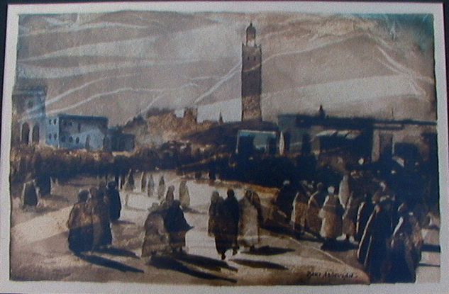 Marrakech Mixed media Canvas