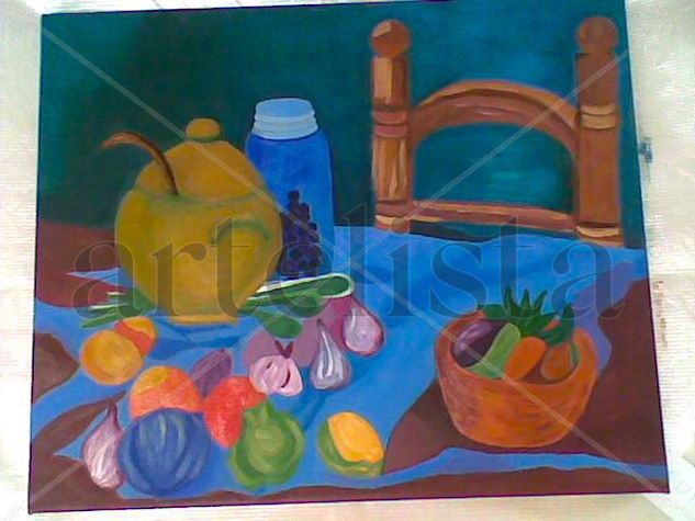 BODEGON - SILLA Oil Canvas Landscaping