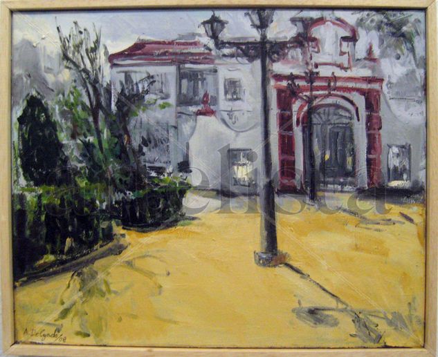 Paseo del Carmen-Cazalla de la Sierra Sevilla Oil Canvas Landscaping